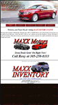 Mobile Screenshot of maxxmotorsonline.com